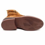 DL Sport bottine cognac suède 6395